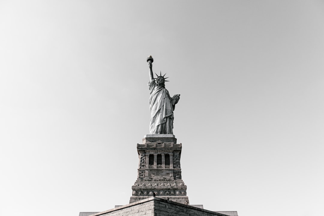 low angle view of Statue of Liberty