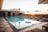 blue swimming pool