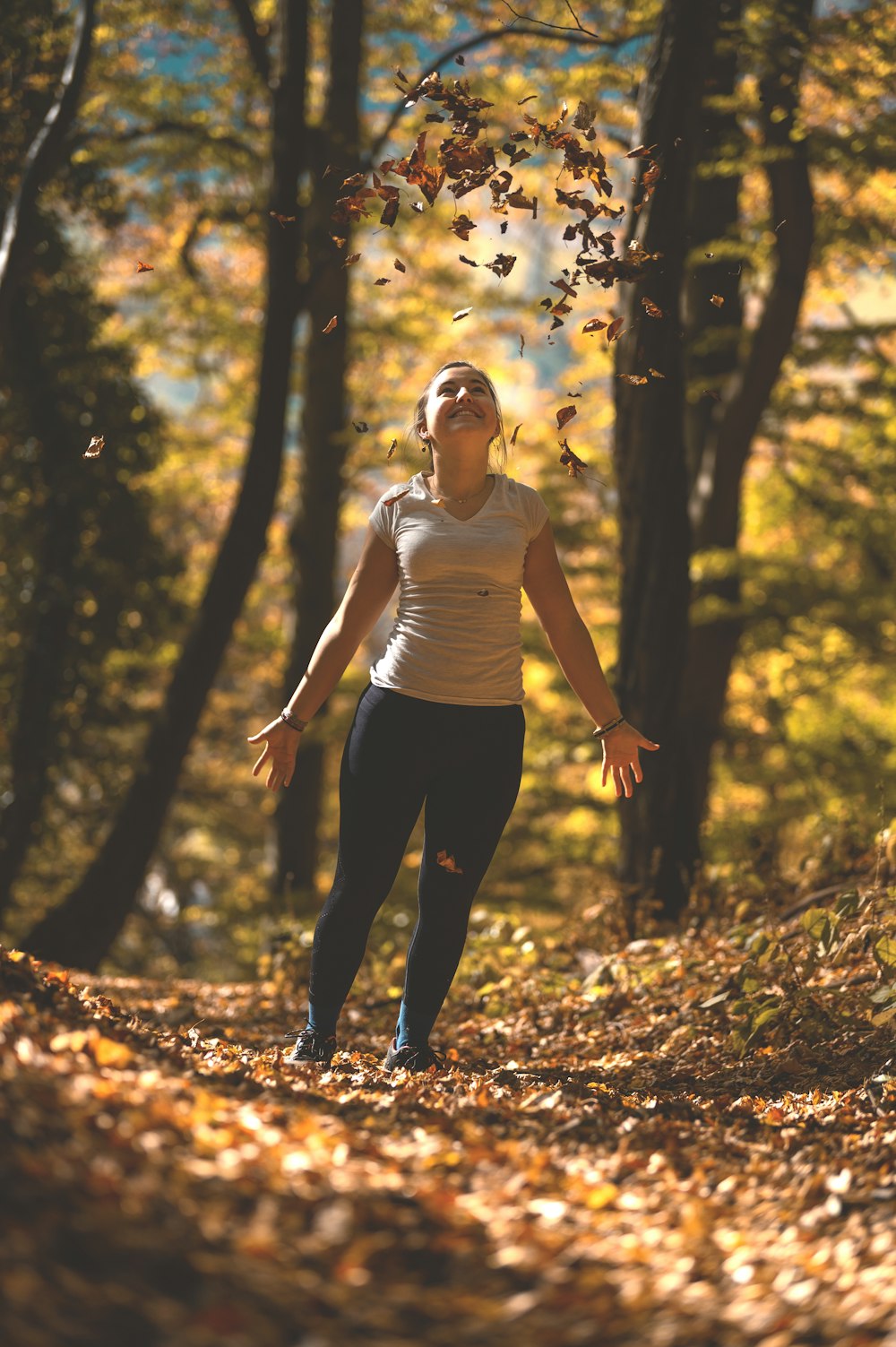 woman standing outdoors