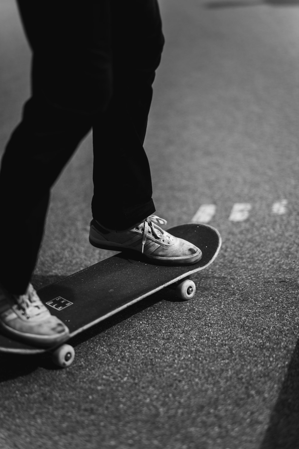 Skateboard Photo Black & White 