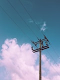 gray electric post