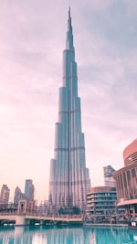 architectural photography of city building