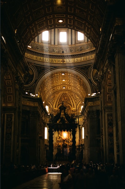 St. Peter's Basilica Ceiling - From Inside, Vatican City