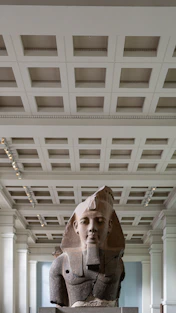 Egyptian pharaoh bust