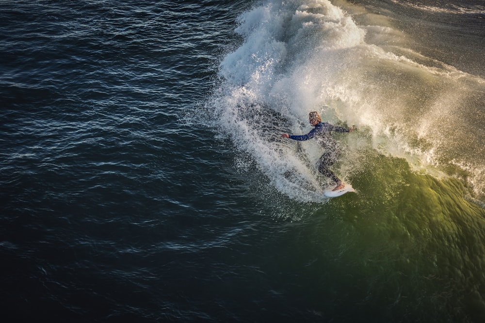 person doing surfboard