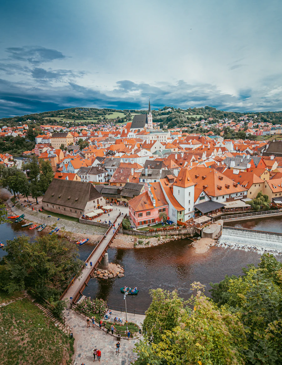 South to Český Krumlov