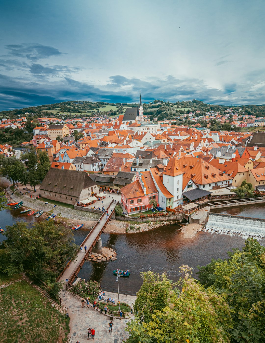 aerial photography of a village during daytime