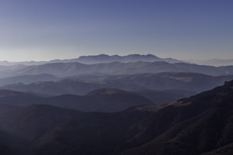 brown mountain scenery