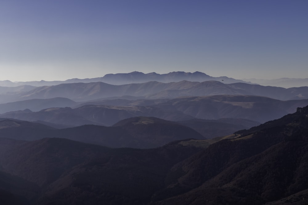 brown mountain scenery