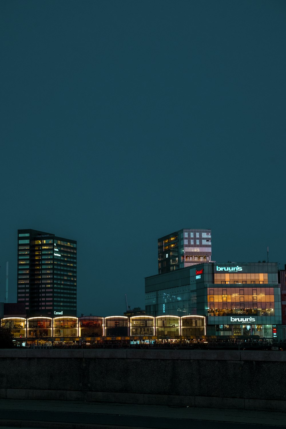 low angle photo of buildings