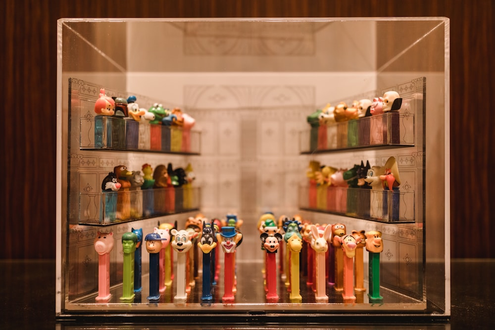 assorted PEZ dispensers