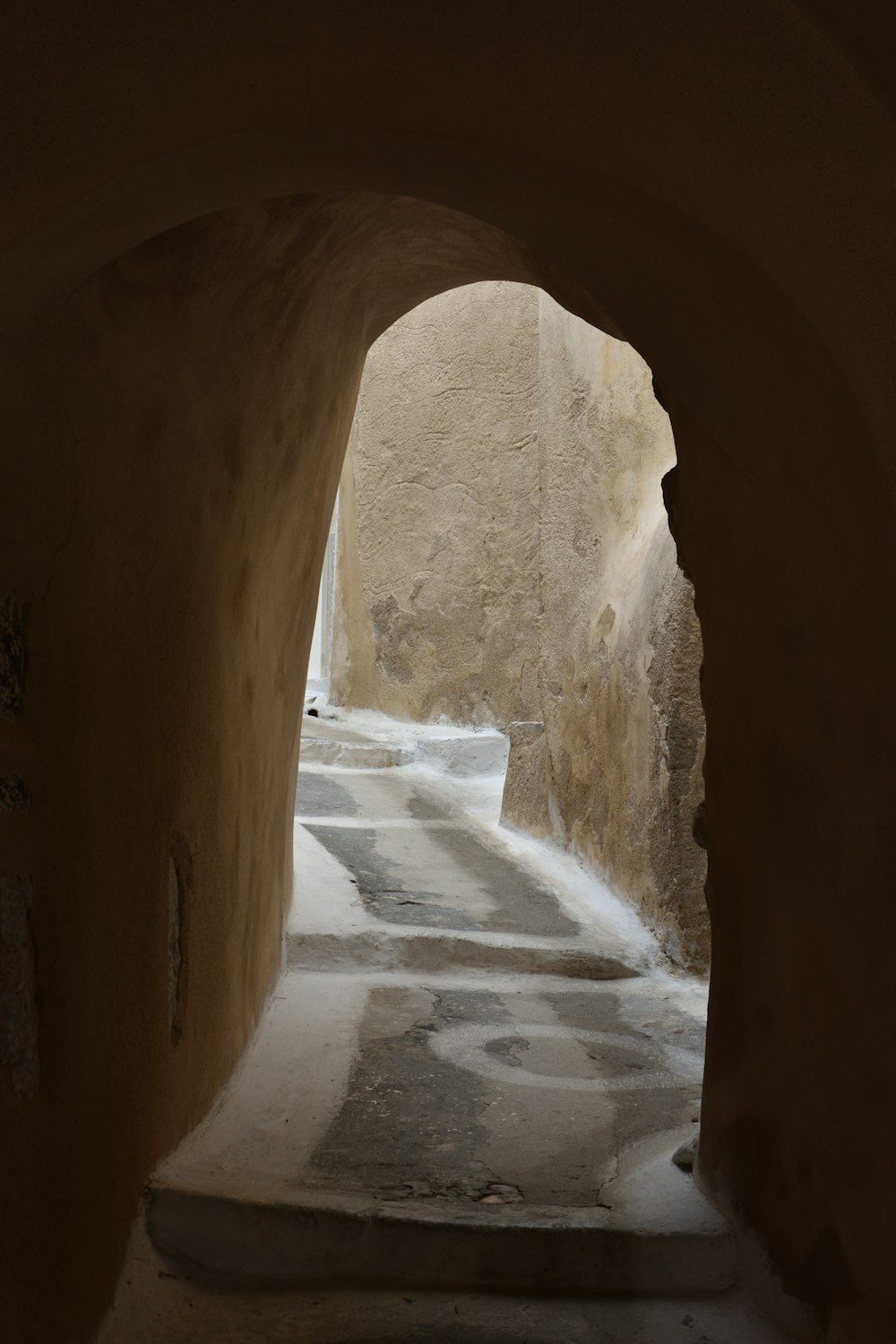 photo of concrete tunnel