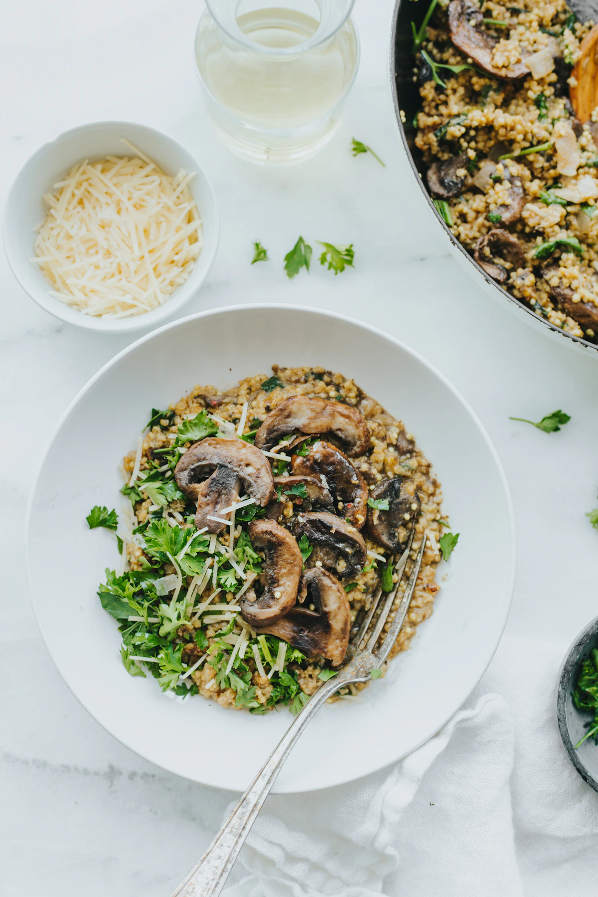 Truffle mushroom risotto