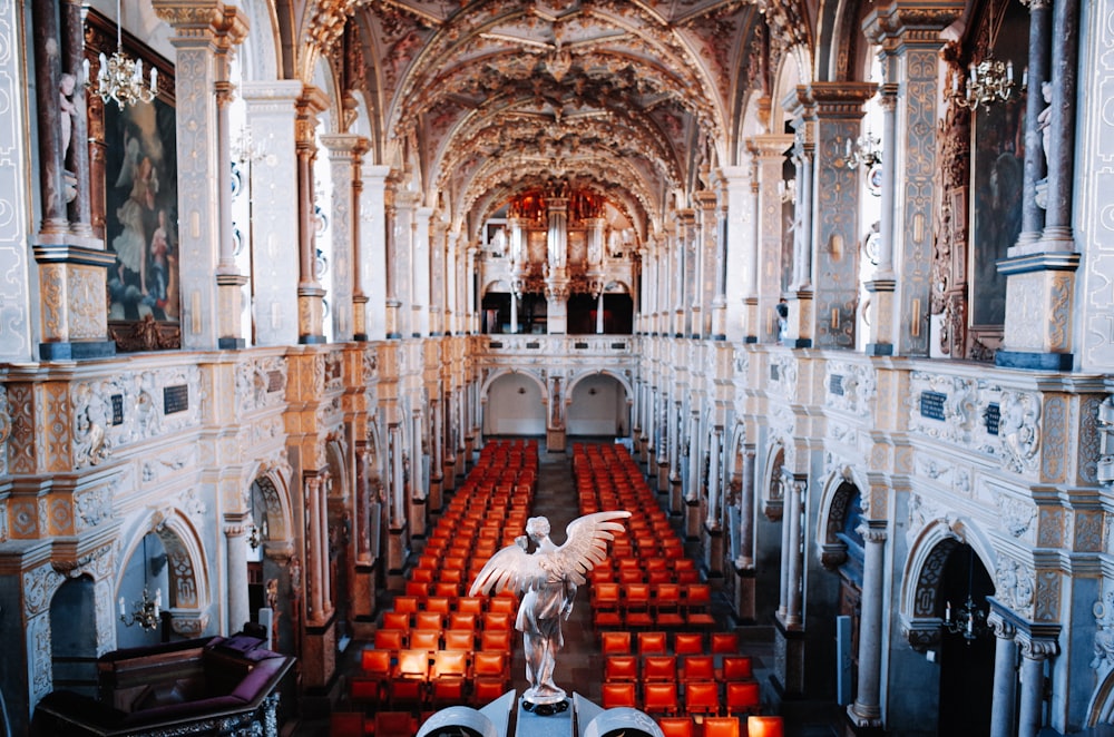 statue in cathedral