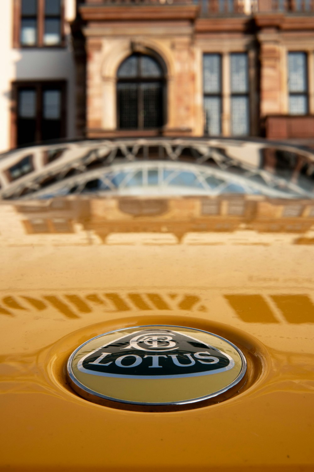 yellow Lotus vehicle