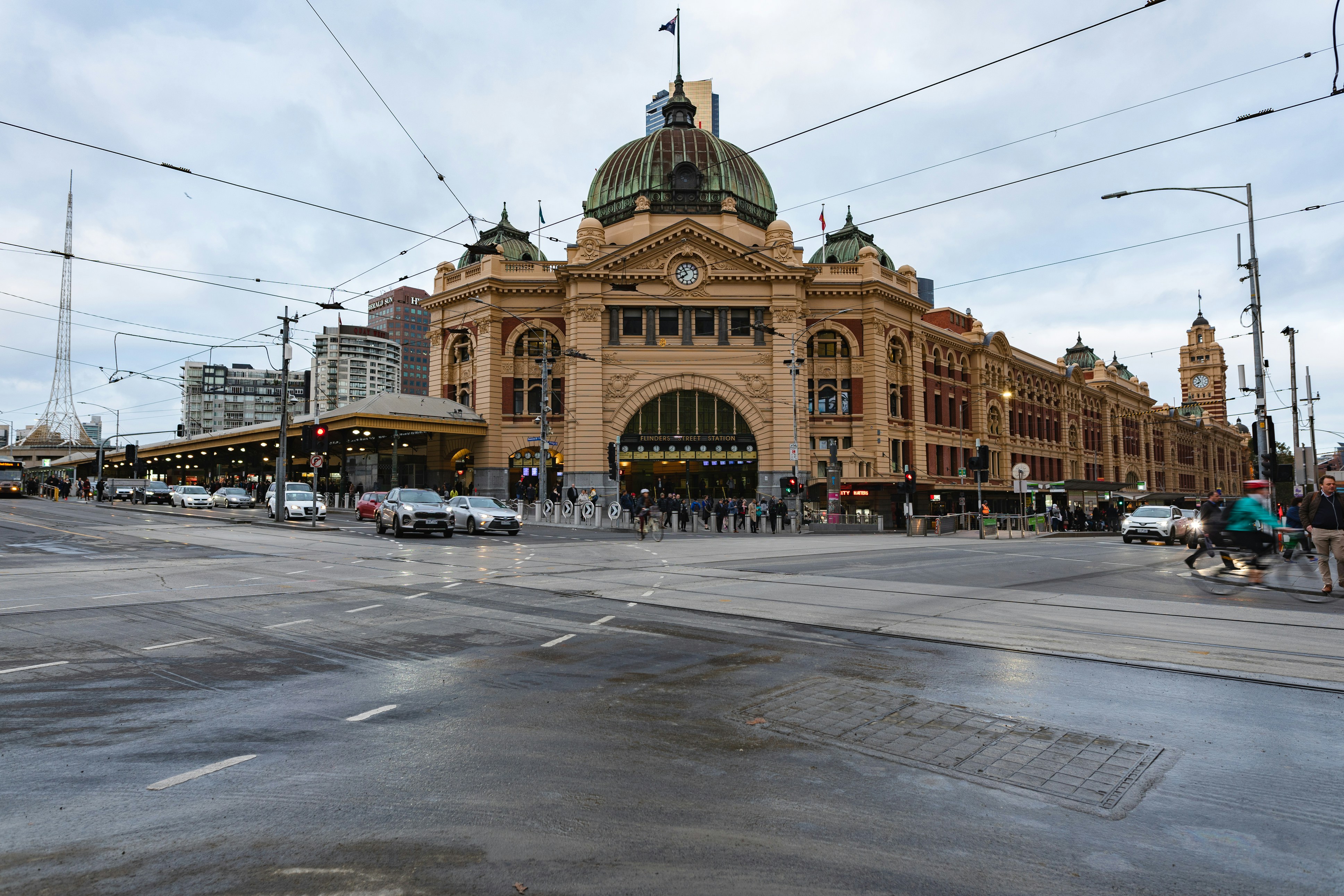 architectural photography of brown building