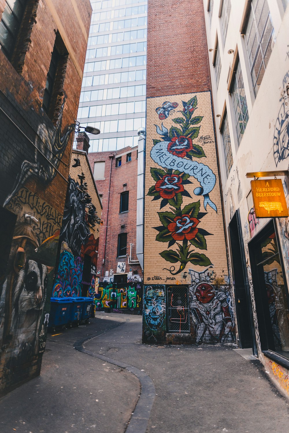 graffiti on wall of building