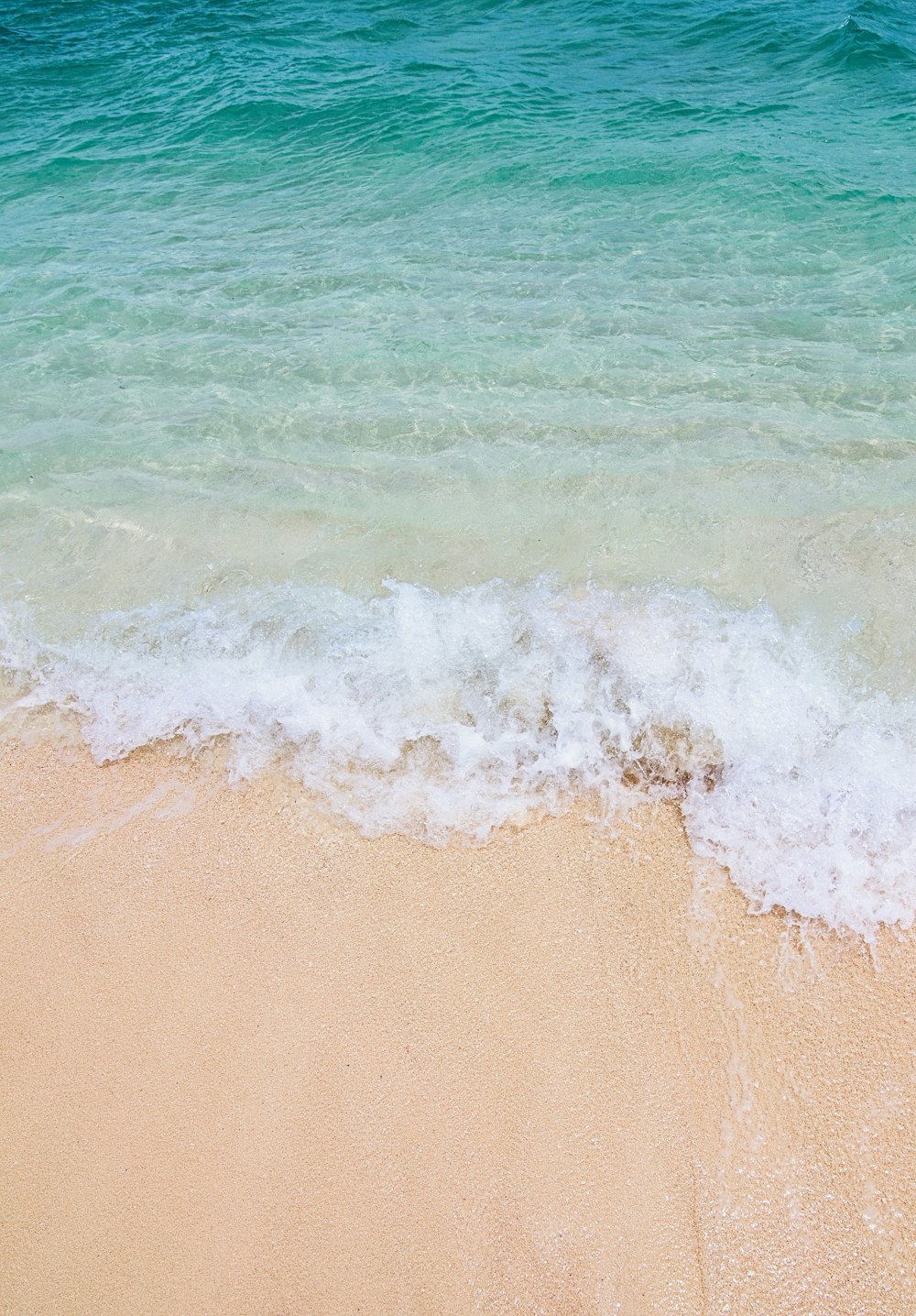 sea waves on sand