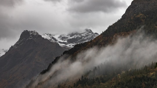 snow capped mountains in Hautes-Alpes France