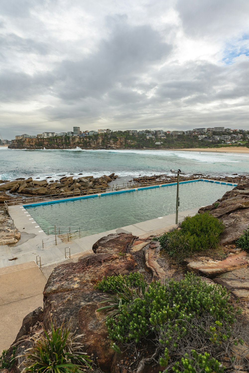 concrete swimming pool