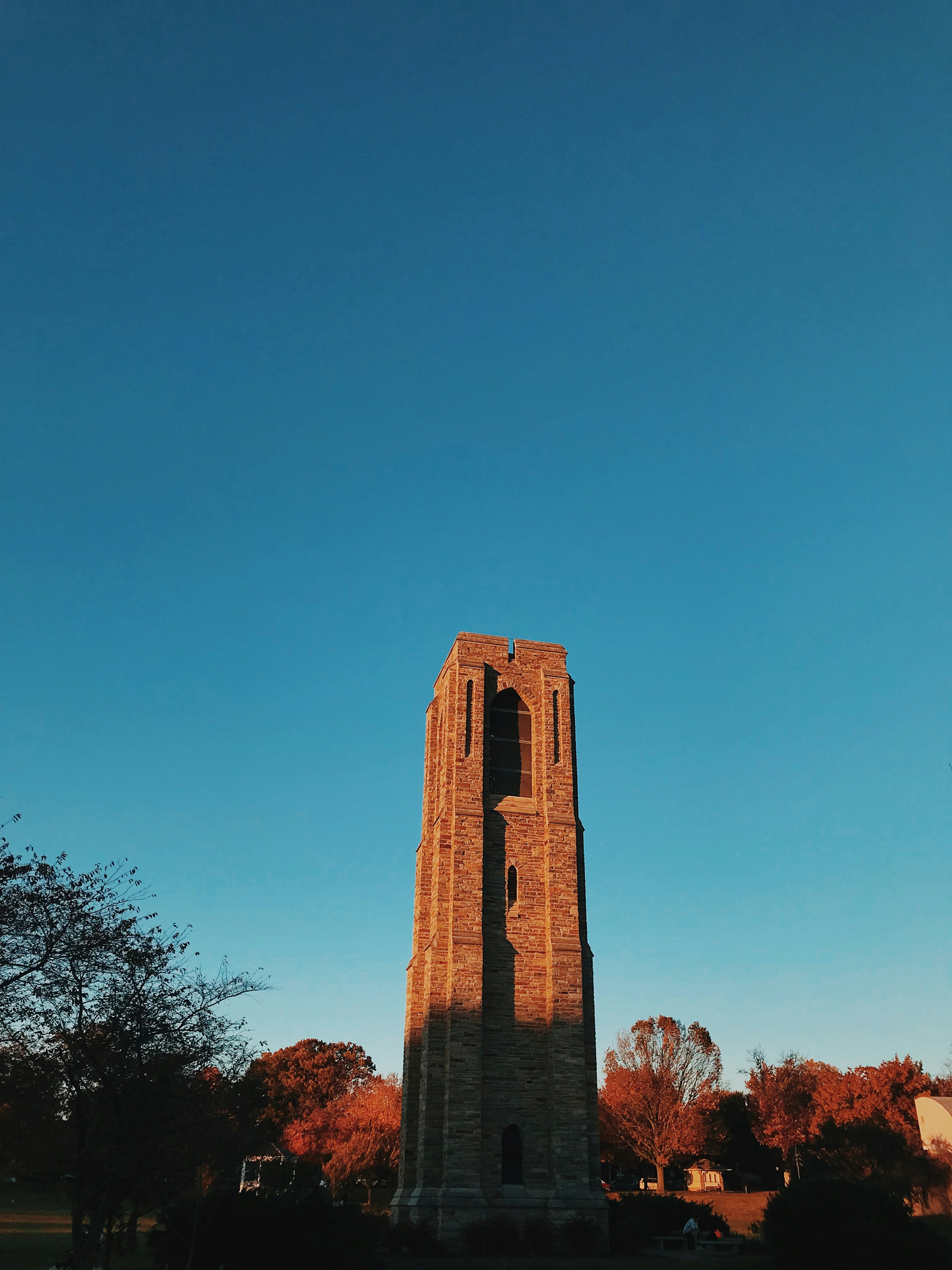 brown concrete tower