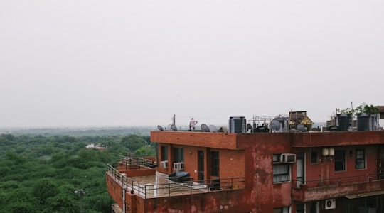 brown concrete building in New Delhi India