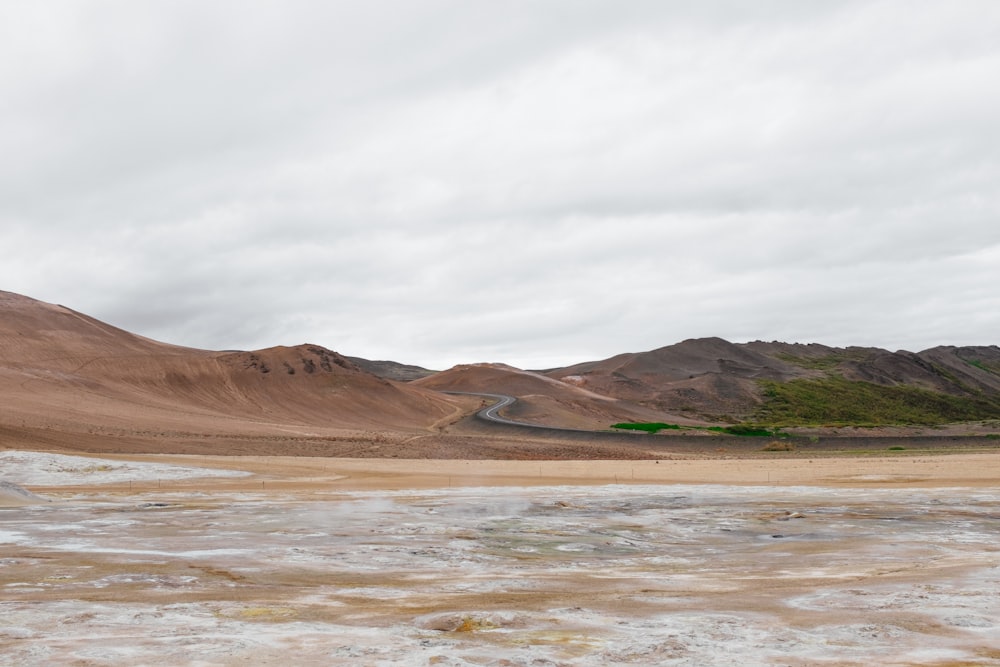 landscape photography of hills