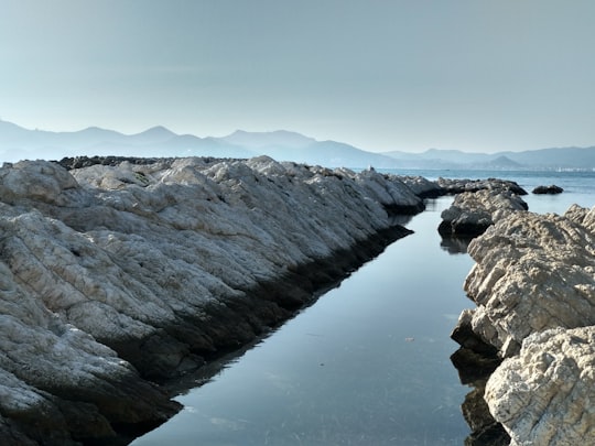 body of water in Île Saint-Honorat France