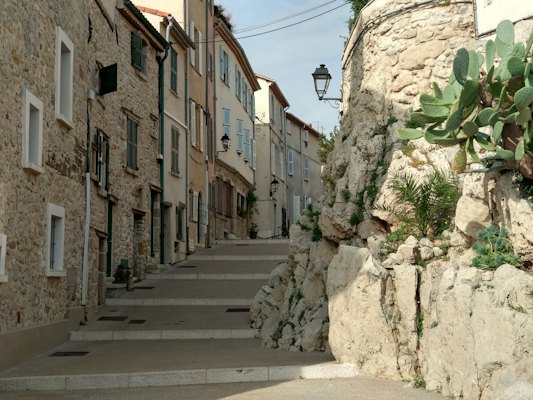 A lane in the old town — Antibes, France