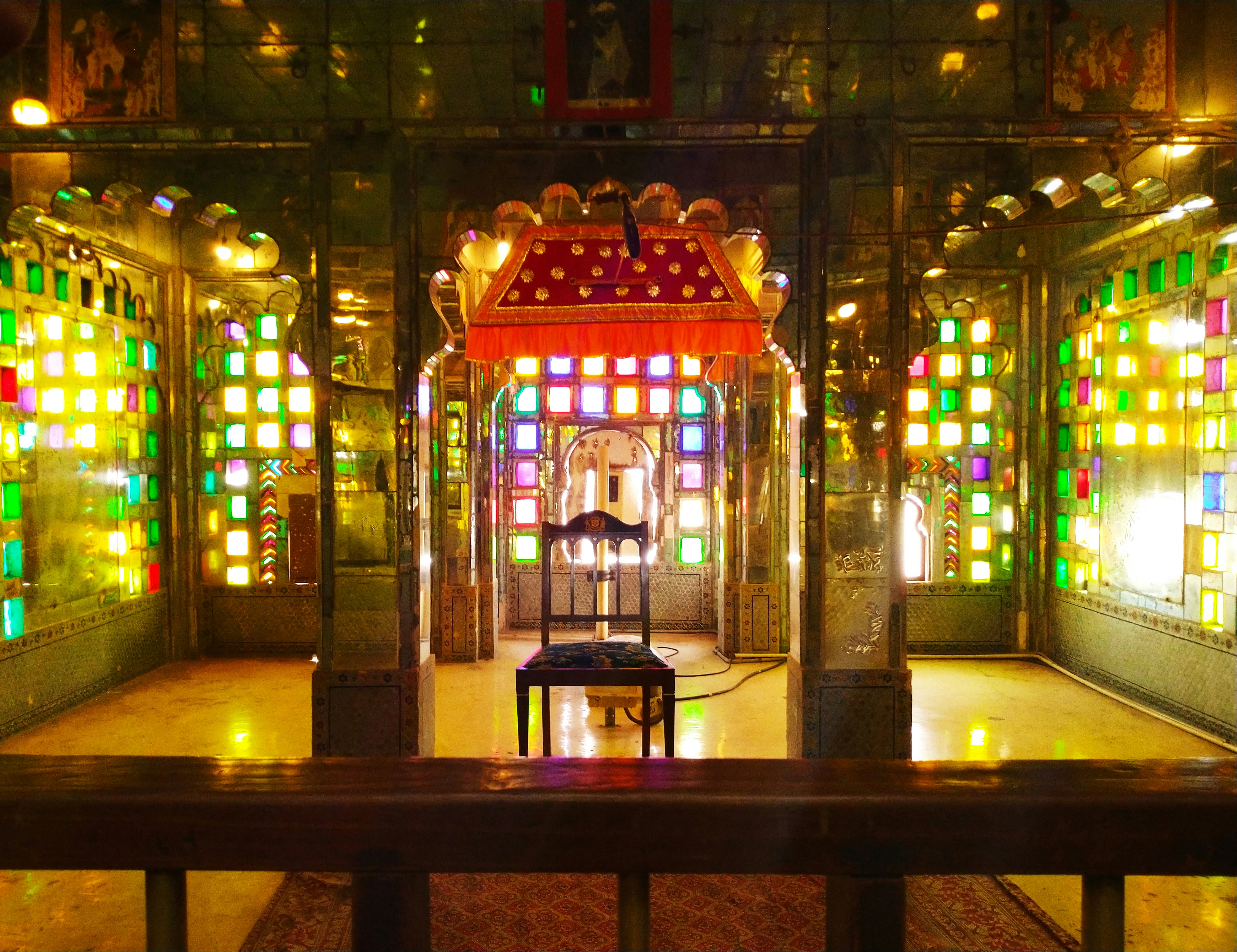 Rooms decorated with colourful tiles