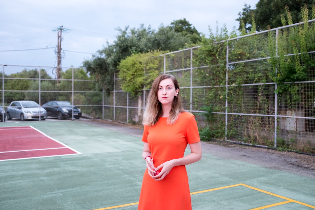 woman in basketball court