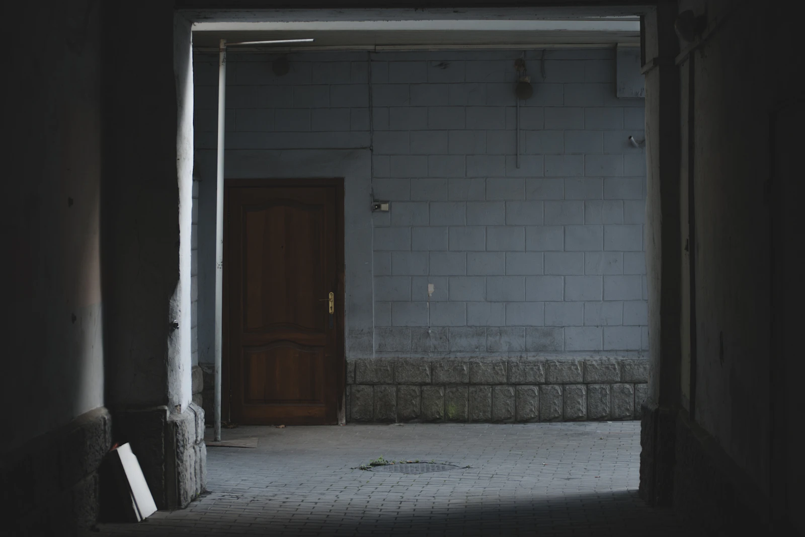 A closed door, representing how often an AI summary now stands between a definitional or explanatory page and the click it used to receive