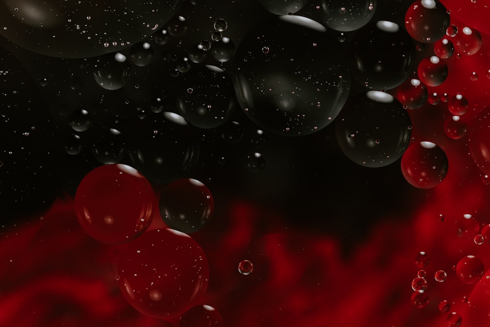 time-lapse photography of bubbles