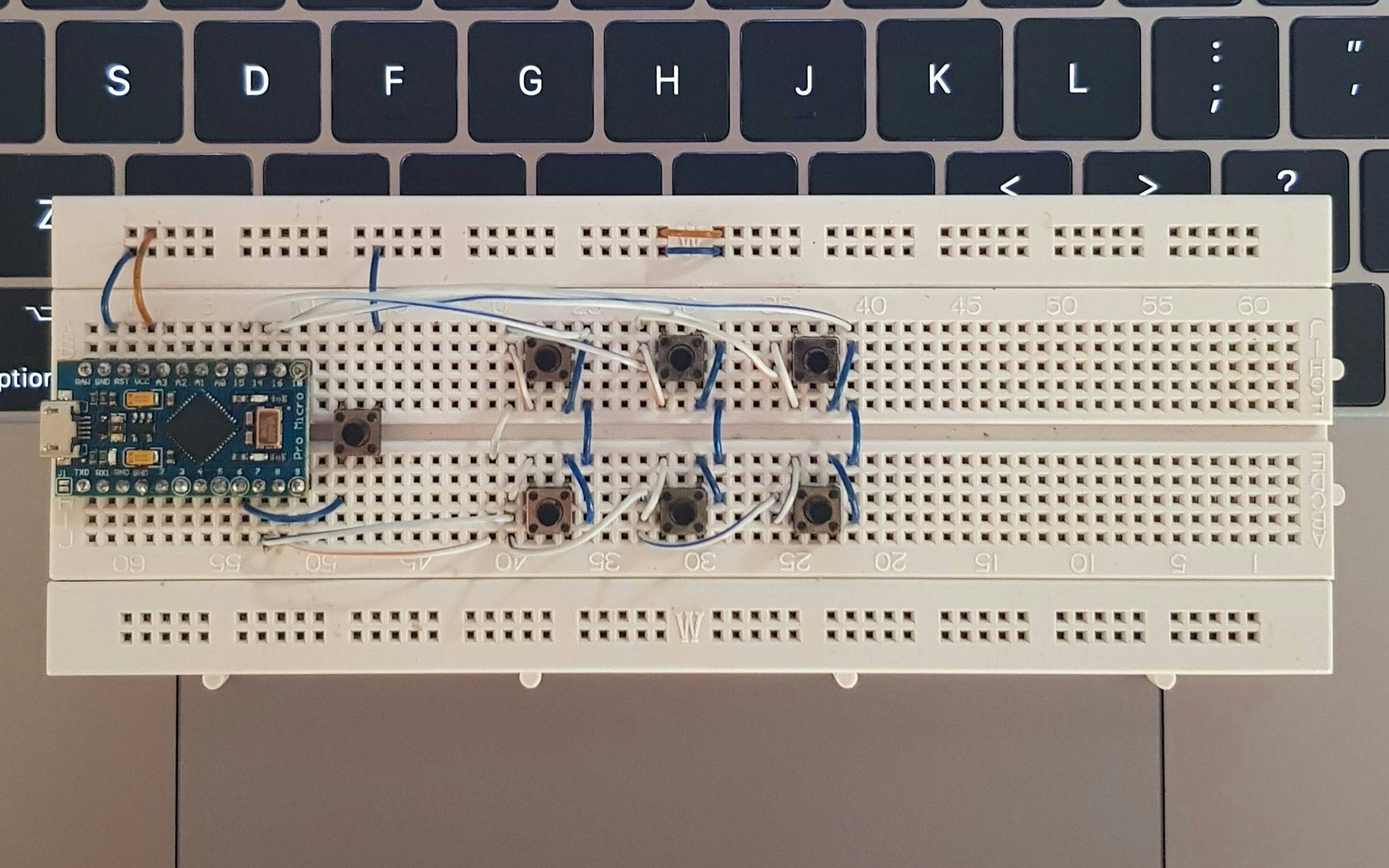 white and green electronic device