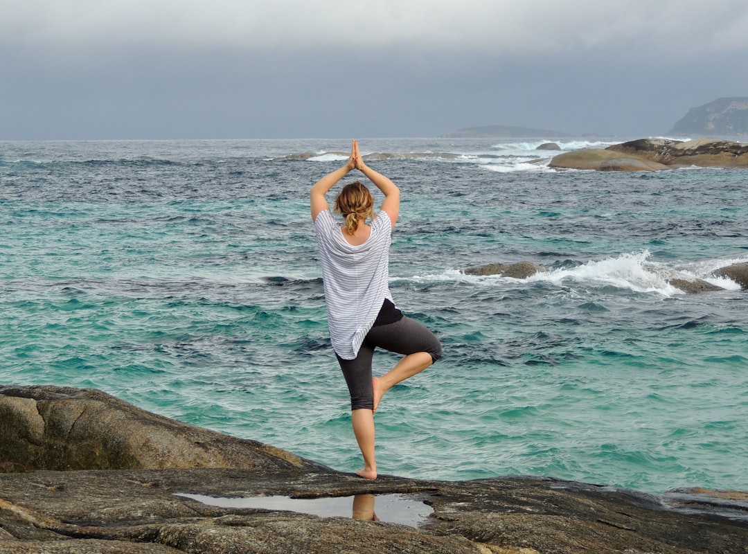 Stretching photo spot Greens Pool Australia