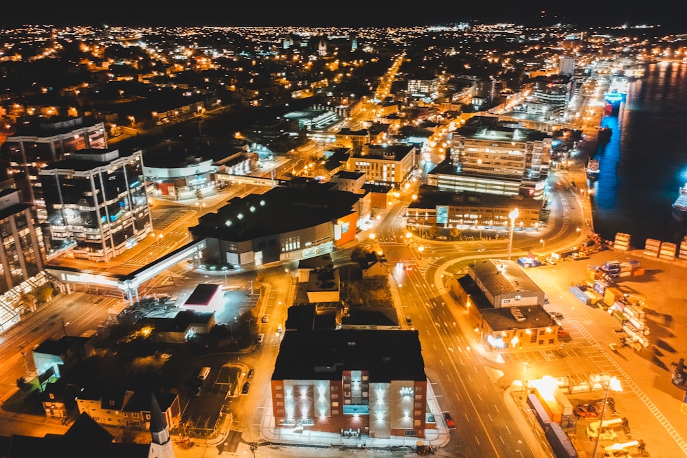 aerial photography of cityscape