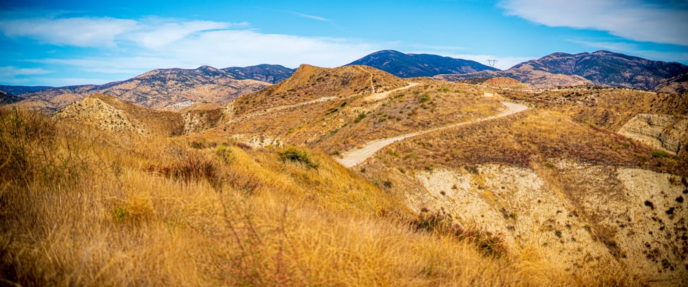 photo of brown mountain scenery