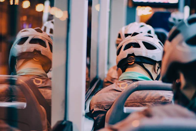 people sitting inside vehicle