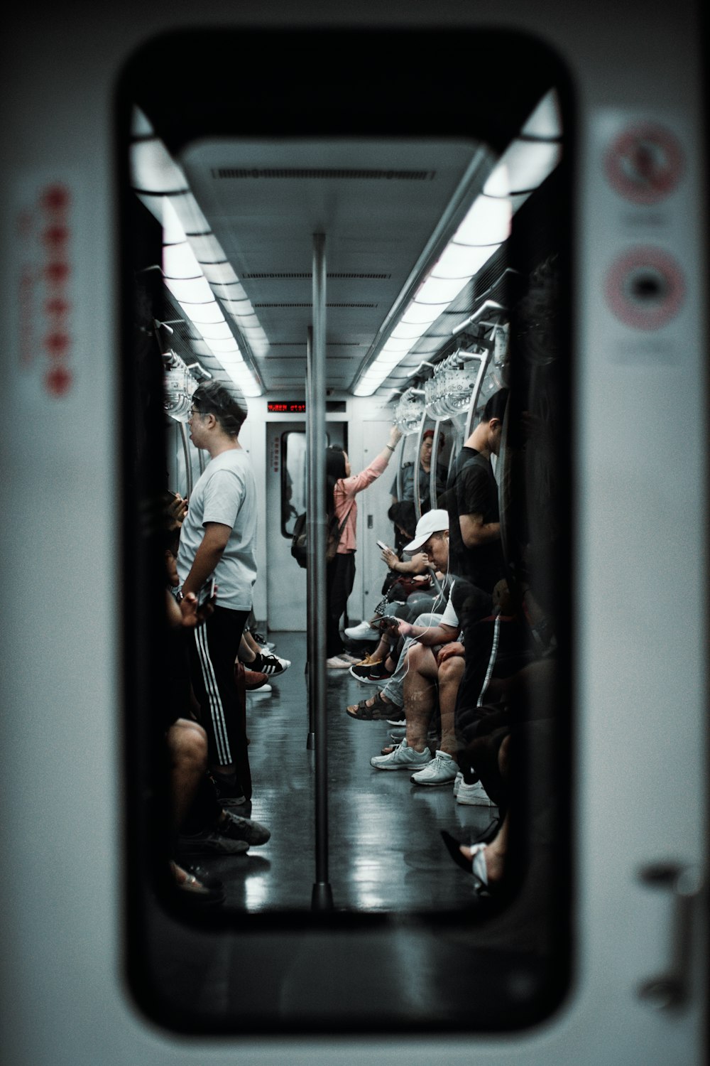 people inside bus