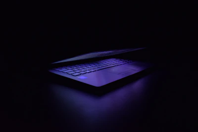 folded laptop