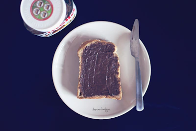 Traditional goiabada cascão slice on a ceramic plate