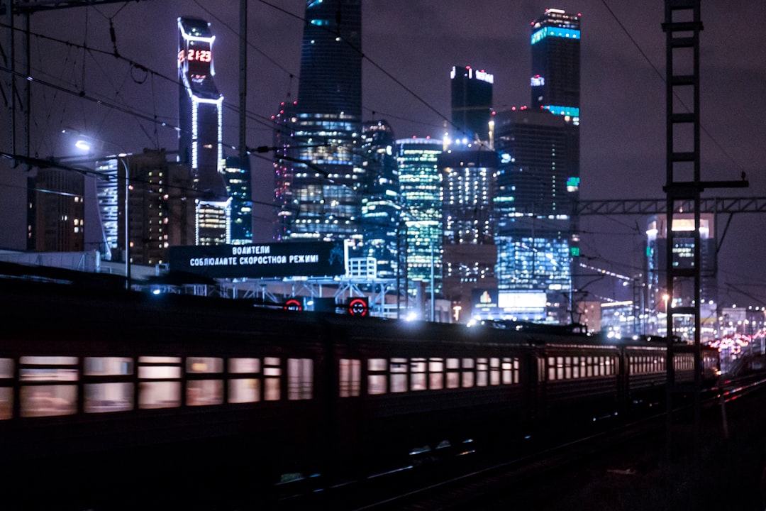 photo of city train scenery