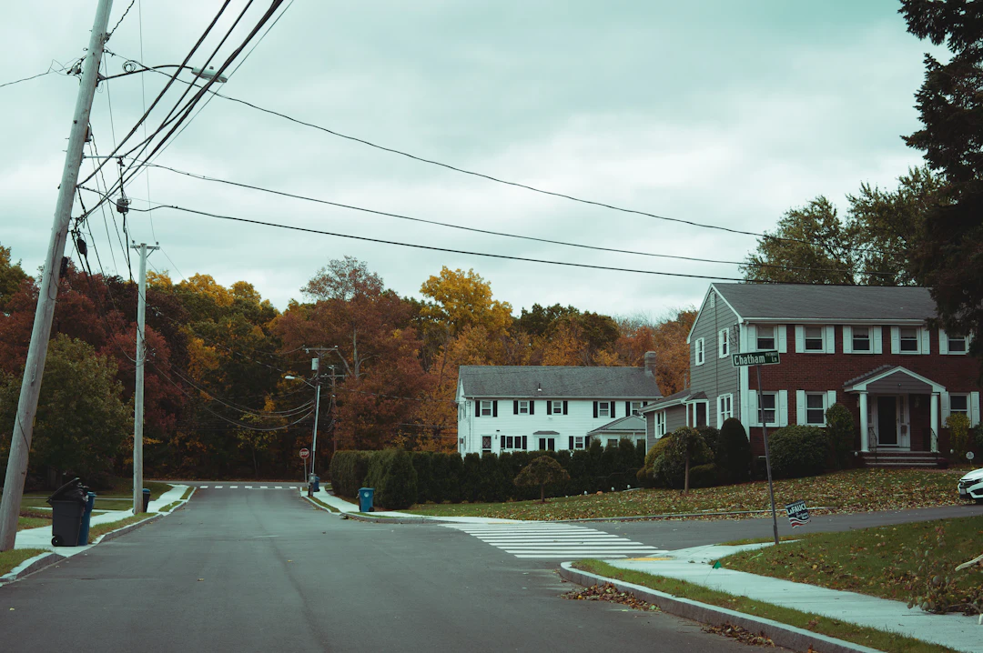Suburban street neighbors
