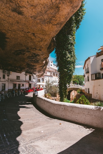 Famosa calle en la piedra de Setenil de las Bodegas, Cádiz