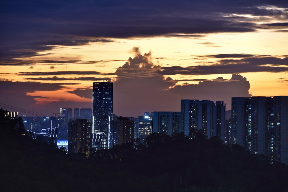 high-angle photography of high-rise buildings