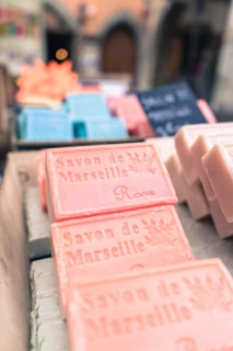 pink bar soap lot