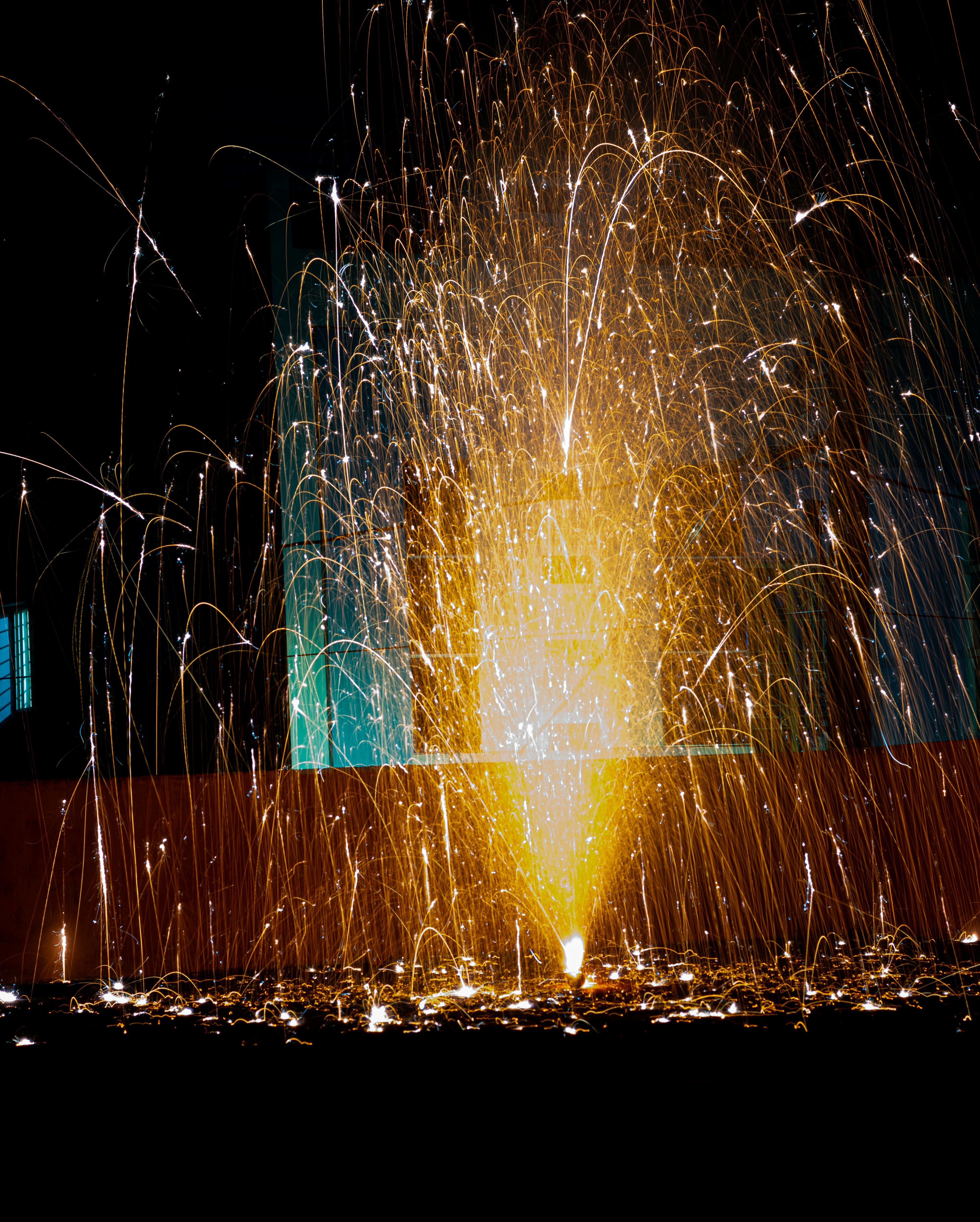 Fireworks display during nighttime photo – Free Brown Image on Unsplash