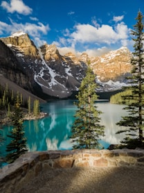 lake and mountain photograph