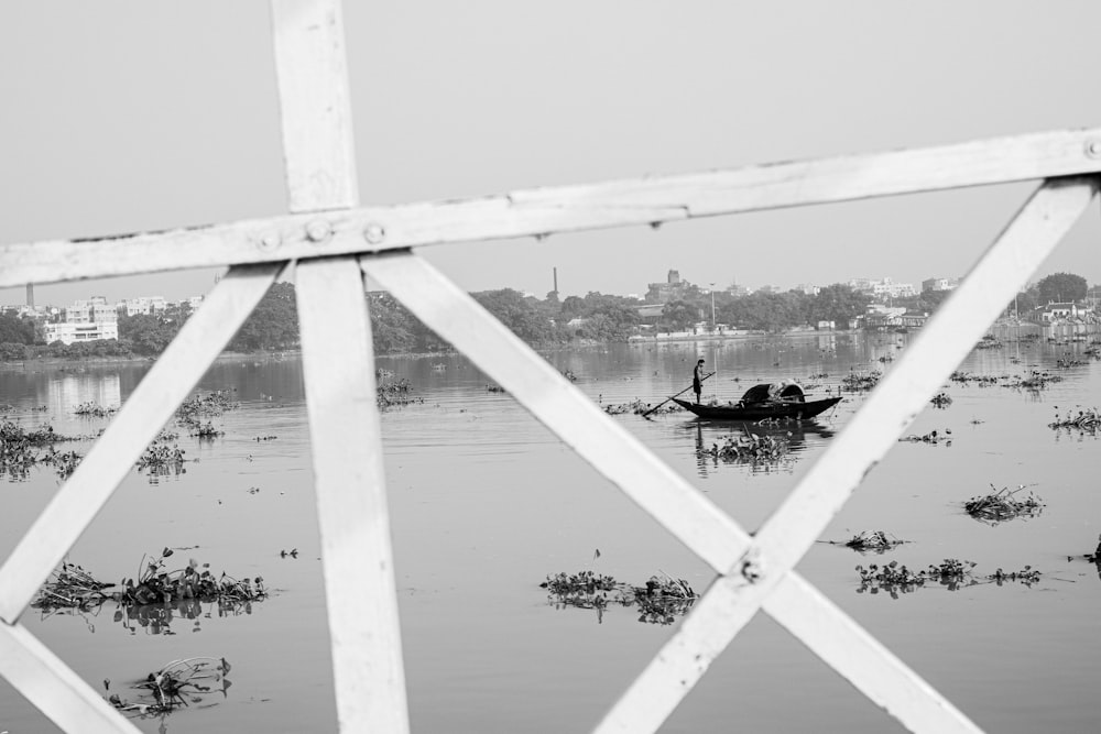 grayscale photo of balustrade