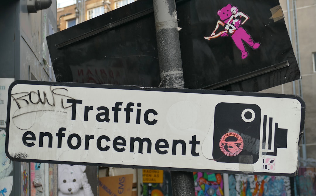 Traffic enforcement signage